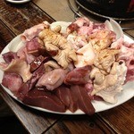 ホルモン焼 夏冬 - ホルモン盛り合わせ大盛り(2012.9)