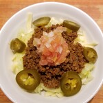 麺屋 六感堂 - タコライス＋ハラペーニョ