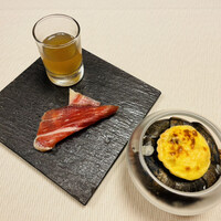 古我邸 - 生ハム: 4年熟成とあって流石に美味しかったです。みぎは　ムクラード