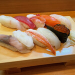 魚河岸 ひかり寿司 - 市場寿司（1,200円）