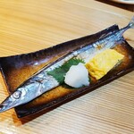 季節料理 すい舎 - 焼物：焼き秋刀魚