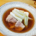 季節料理 すい舎 - 温物：鴨と葱の煮物