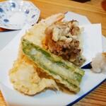 季節料理 すい舎 - 揚物：天ぷら