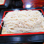Sarashina Soba Isogiri - 期間限定・牛ももステーキ丼もりセット　８６０円（税込）もりのアップ【２０２１年９月】
