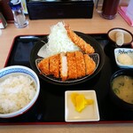 とんかつかつきち - ロースかつと海老フライ定食