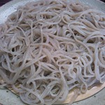 遊里庵 - 高原もりそば￥700＋大盛り￥250（H24.11.11撮影）