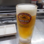 西成ホルモン酒場 ToRi坊主 - 生ビール（280円）