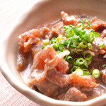 Motsu-nabe (Offal hotpot) 's wagyu beef doteyaki