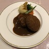レストランじゅん - ビーフシチューとメンチのコンビネーション