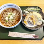 きらく - 天ぷら蕎麦850円