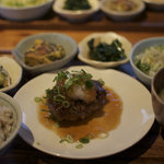 カフェ　テコ - 手ごね和風ハンバーグ定食