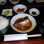 魚定食（サバ味噌煮）＠９００円