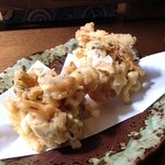 四季の味処 ふみ佶 - つぶ貝かきあげ