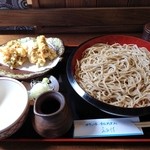 四季の味処 ふみ佶 - 【2012/08】つぶ貝かきあげそば