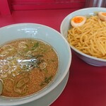 ラーメン山岡家 - 醤油つけ麺(大盛)