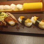 Sushi Shabushabu Yuzuan - カツオと松茸握り