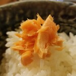 わだつみ - シャケご飯。