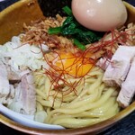 塩そば専門店 桑ばら - 鶏白湯和えそば～俺の優しさ鶏割りスープ付～
