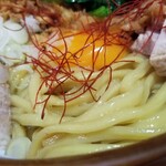 塩そば専門店 桑ばら - 鶏白湯和えそば～俺の優しさ鶏割りスープ付～