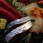 よし寿し - 2012.11　しめ鯖に、奥は中トロ♪