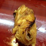 よし寿し - 2012.11　煮穴子の炙り