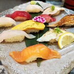 Ikuyoshi - サービス１０貫　※海老､蟹､蛸､烏賊抜き