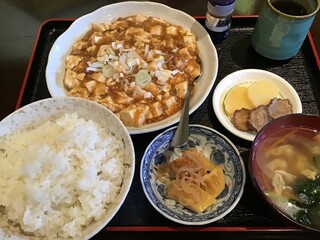 中華料理 祐楼 - 麻婆豆腐定食　650円