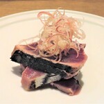 御幸町 田がわ - 壱岐の戻り鰹