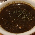 まいど コルカタレストラン - イカ墨キーマカレー