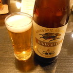 Narikura - 「キリン一番搾り（瓶ビール）」（500円）です