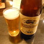成蔵 - 「キリン一番搾り（瓶ビール）」（500円）です