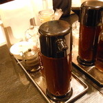 成蔵 - テーブル上はこんな感じ