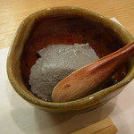 すし処 つま美 - 自家製黒ゴマ豆腐