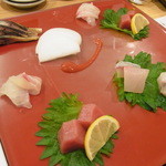 すし処 つま美 - 間八、本マグロ、真鯛、〆鯖炙り