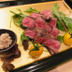 すし処 つま美 - 米沢牛のステーキ