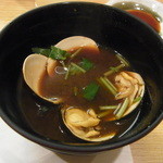 すし処 つま美 - はまぐりのお味噌汁
