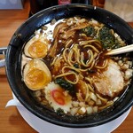 らーめん あお屋 - 黒醤油味玉