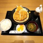 はなの舞 - 特製ロースかつ定食ランチ