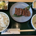 仙台牛たん けやき - 熟成けやき牛たん定食（1人前）¥2068