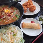 台湾料理 鴻翔 - ランチ　唐揚げ　味噌台湾