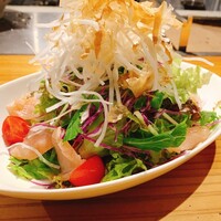鶏の生ハム和風サラダ