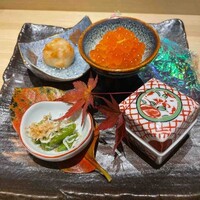 品川 鮨まつもと - 酒肴4種