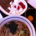 山田うどん - カレーセット 580円