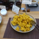 くるるの杜 農村レストラン - 【2012年10月】コーンのかき揚げ。