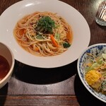 空の庭 自然レストラン - 土の香りのスパゲッティー