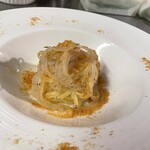 Vino Hirata - 生白魚とカラスミの冷製カッペリーニ