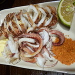 魚虎 - やりイカ丸焼き～柔らかでちょっぴり塩気♪