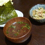 魚虎 - おにぎり＆お味噌汁