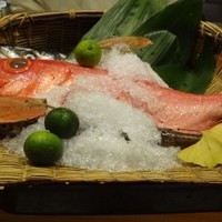 やまと 楽 - 食材；キンメ、秋鮭、カマス・・
