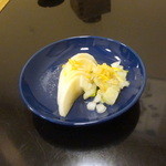 奈る実 - ふぐコースのお新香